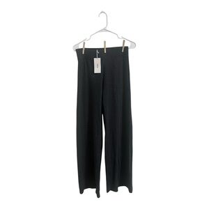 Buck Mason Dark Gray Wide Leg Pants Stretch Cotton - New With Tags!!